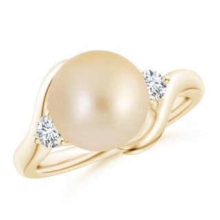 Round AA Golden South Sea Cultured Pearl