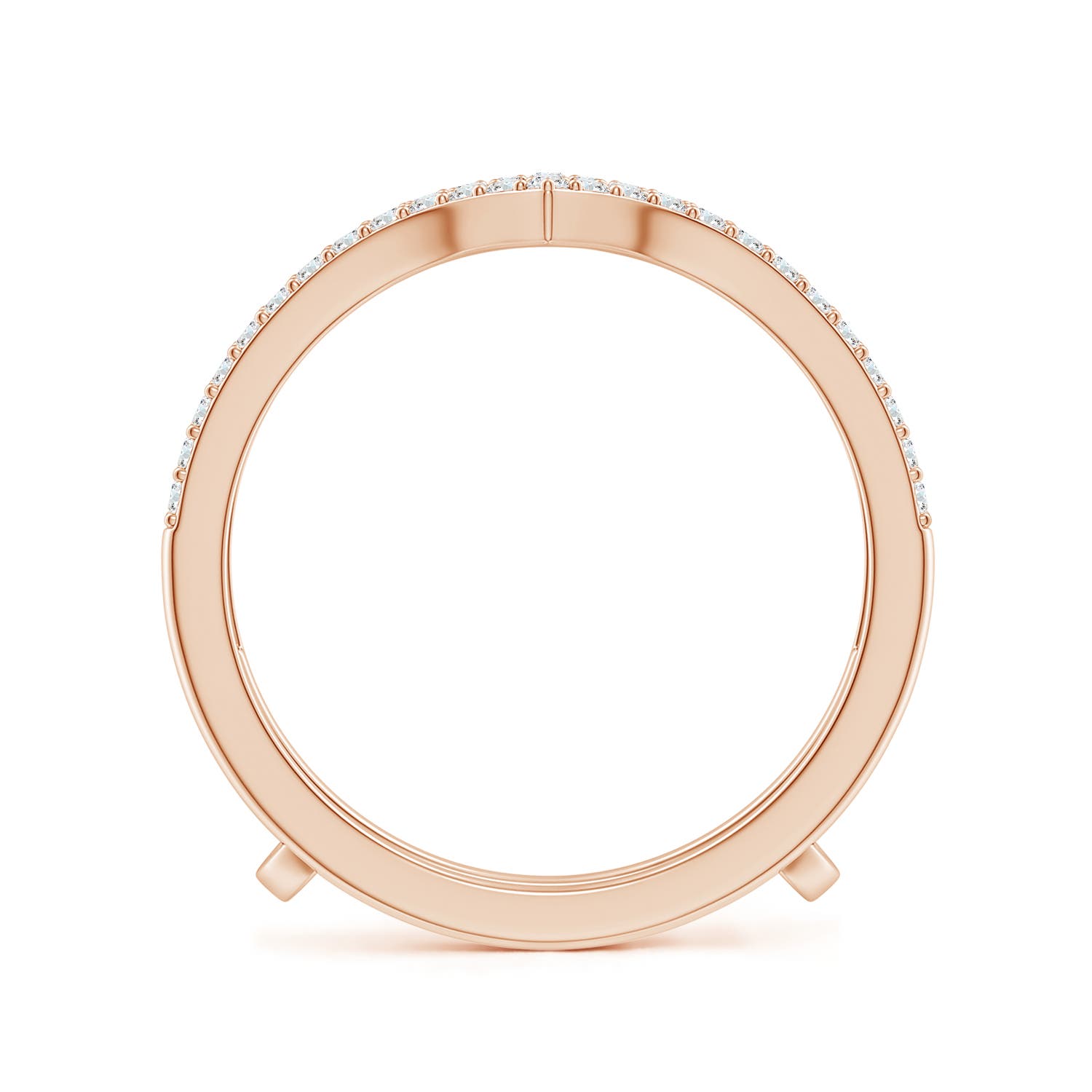 G, VS2 / 0.3 CT / 14 KT Rose Gold