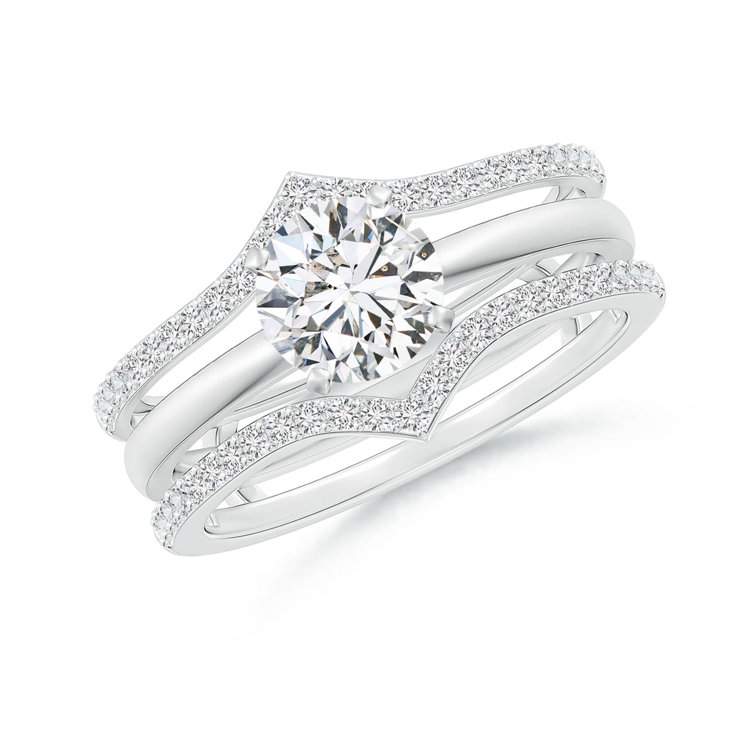 H, SI2 / 0.3 CT / 14 KT White Gold