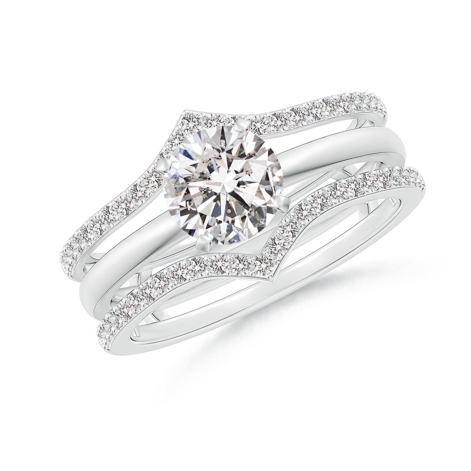 I-J, I1-I2 / 0.3 CT / 14 KT White Gold