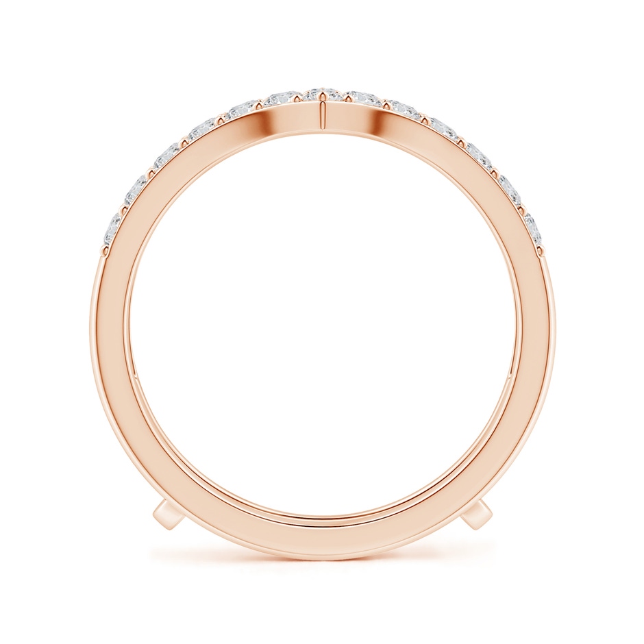 1.9mm HSI2 Diamond Chevron Ring Wrap in Rose Gold side 199