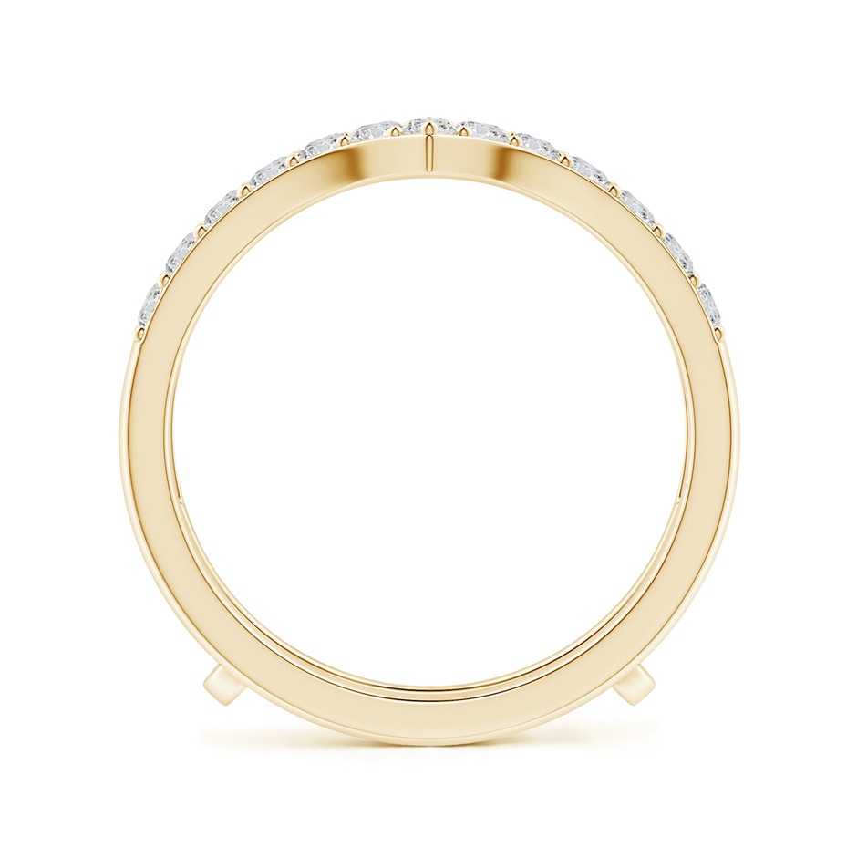 1.9mm HSI2 Diamond Chevron Ring Wrap in Yellow Gold side 199