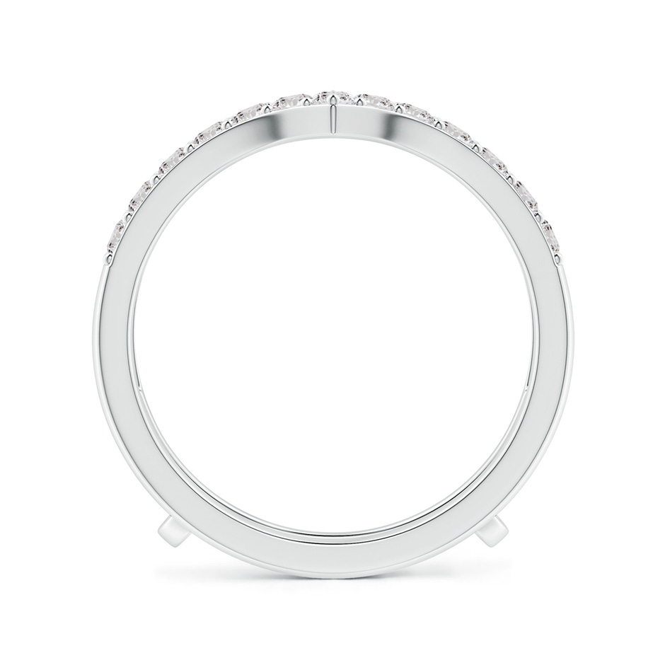 1.9mm IJI1I2 Diamond Chevron Ring Wrap in White Gold side 199