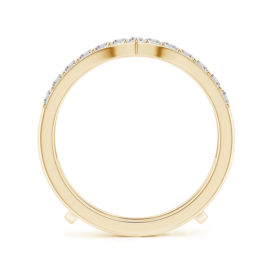 1.9mm IJI1I2 Diamond Chevron Ring Wrap in Yellow Gold side 199