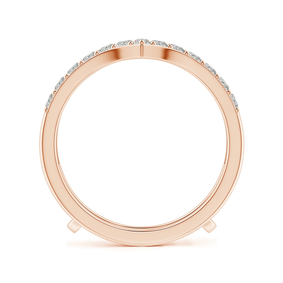 1.9mm KI3 Diamond Chevron Ring Wrap in Rose Gold side 199