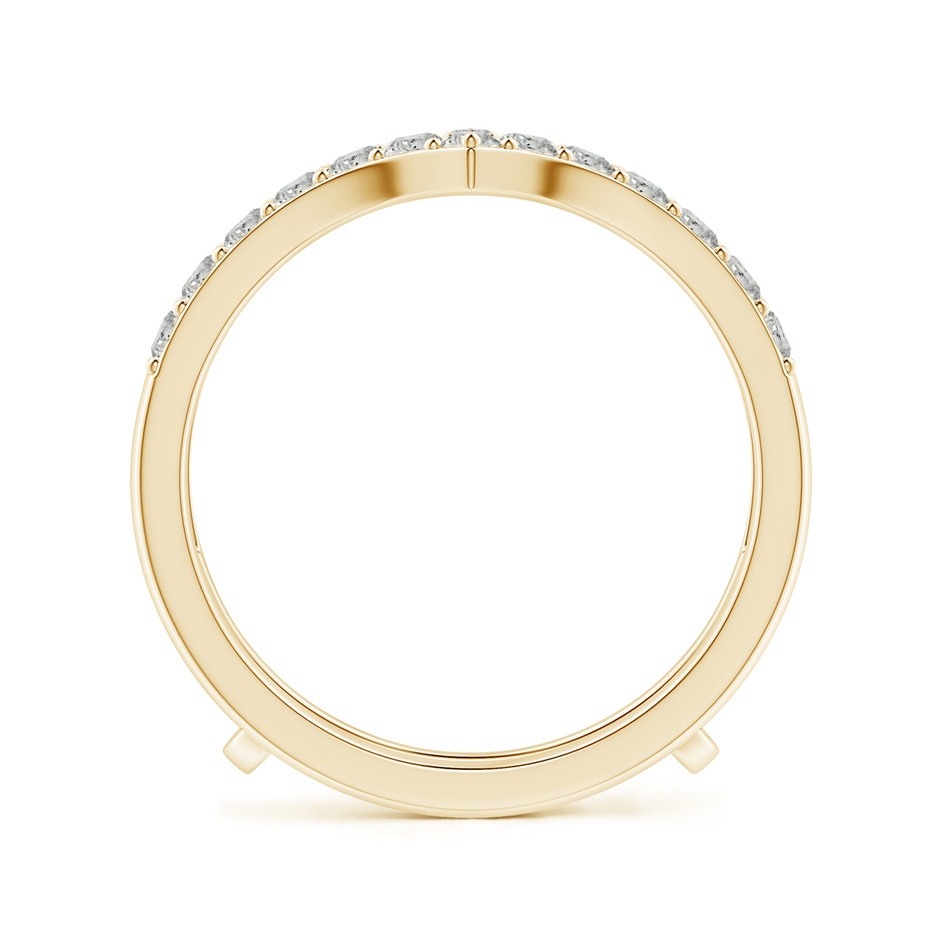 1.9mm KI3 Diamond Chevron Ring Wrap in Yellow Gold side 199