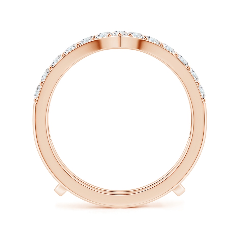 2.1mm GVS2 Diamond Chevron Ring Wrap in Rose Gold side 199