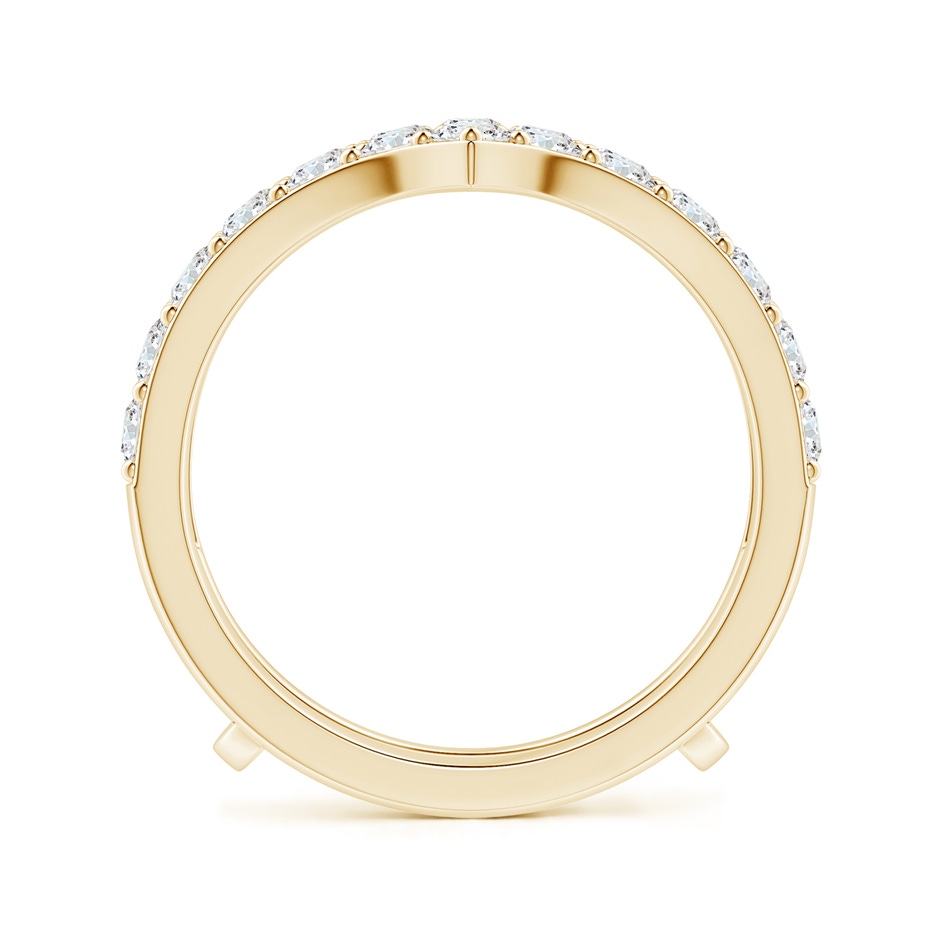2.4mm GVS2 Diamond Chevron Ring Wrap in 18K Yellow Gold side 199