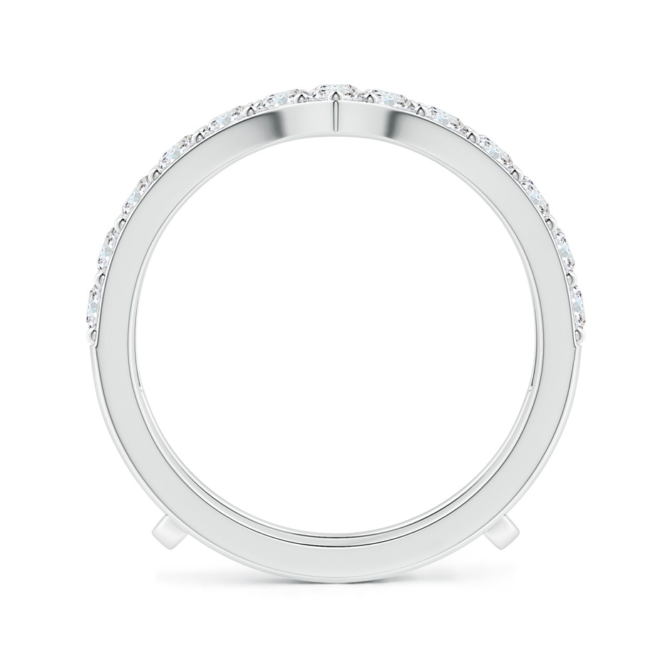 2.4mm GVS2 Diamond Chevron Ring Wrap in White Gold side 199