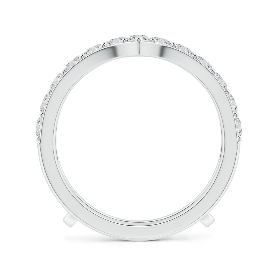 2.4mm HSI2 Diamond Chevron Ring Wrap in White Gold side 199