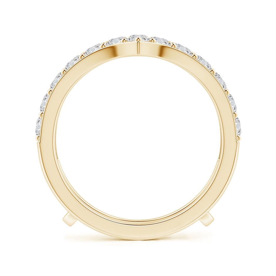 2.4mm HSI2 Diamond Chevron Ring Wrap in Yellow Gold side 199