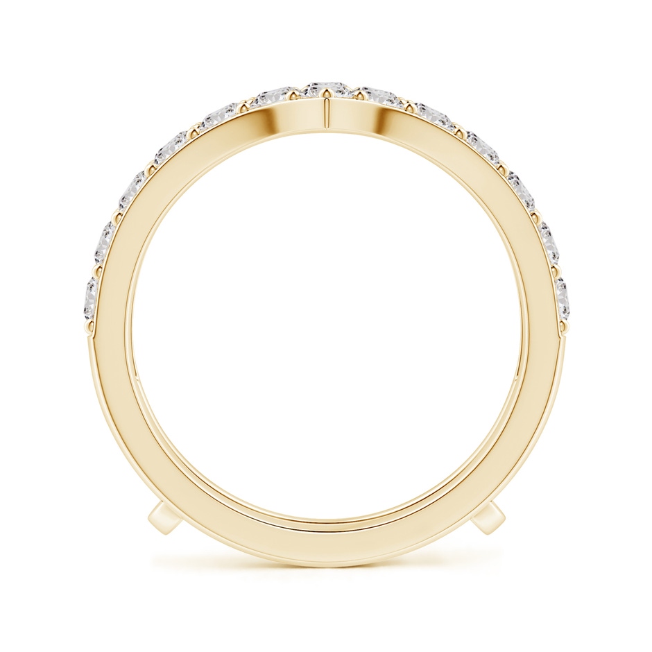 2.4mm IJI1I2 Diamond Chevron Ring Wrap in Yellow Gold side 199
