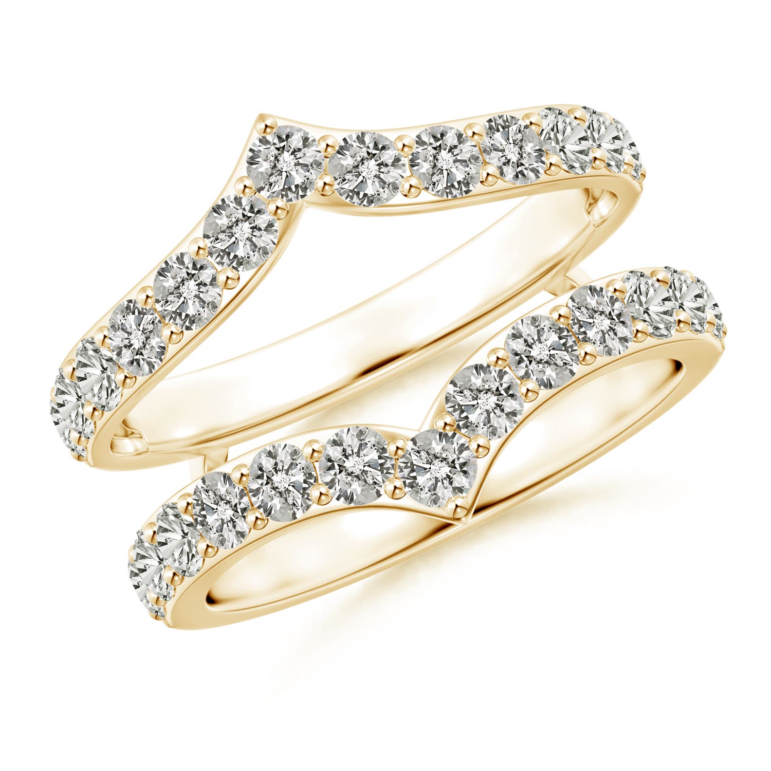 Round Diamond Butterfly Engagement Ring