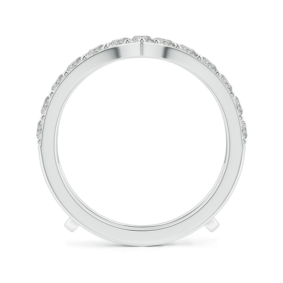 2.4mm KI3 Diamond Chevron Ring Wrap in White Gold side 199