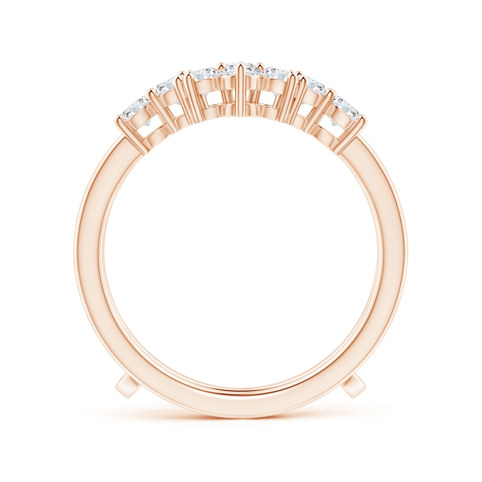 2.6mm GVS2 Diamond Sunburst Ring Wrap in Rose Gold side-1