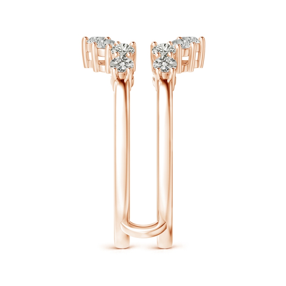 2.6mm KI3 Diamond Sunburst Ring Wrap in Rose Gold side-2