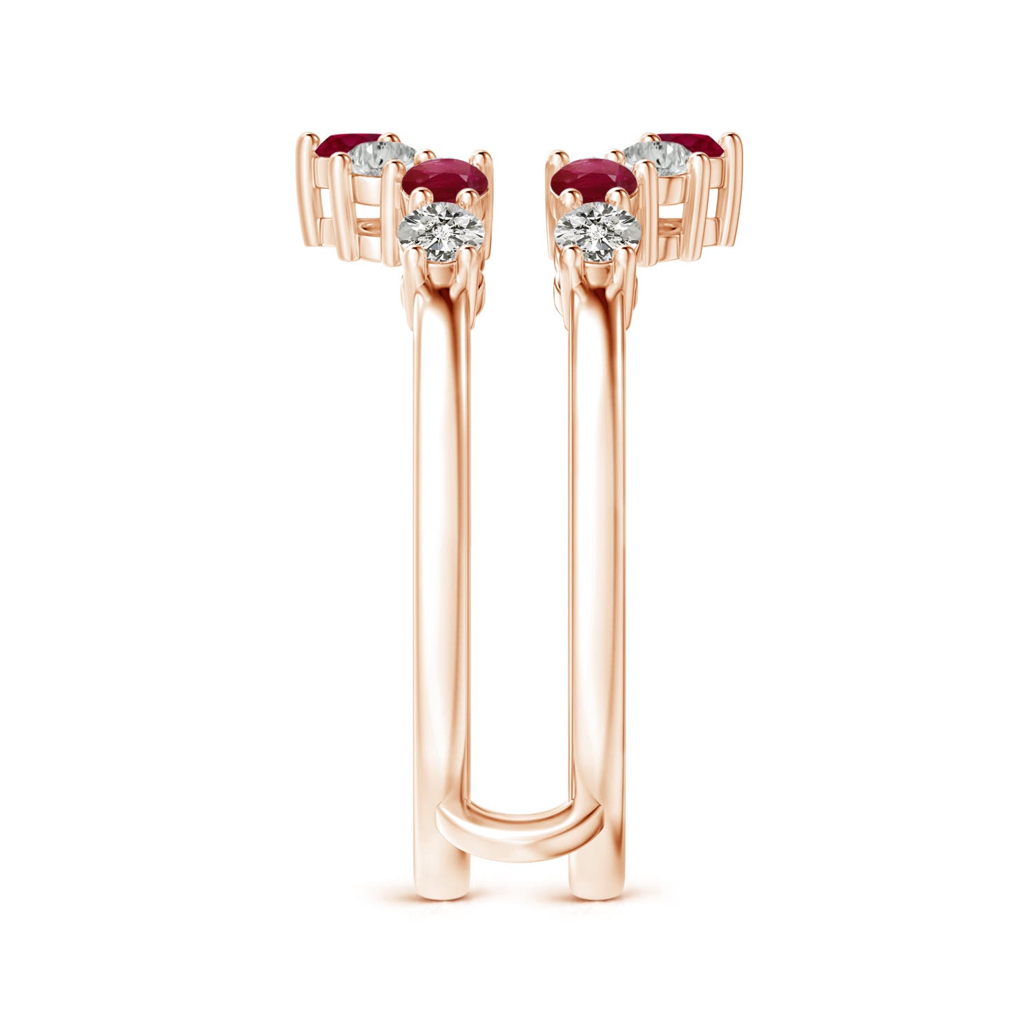 A - Ruby / 1.12 CT / 14 KT Rose Gold