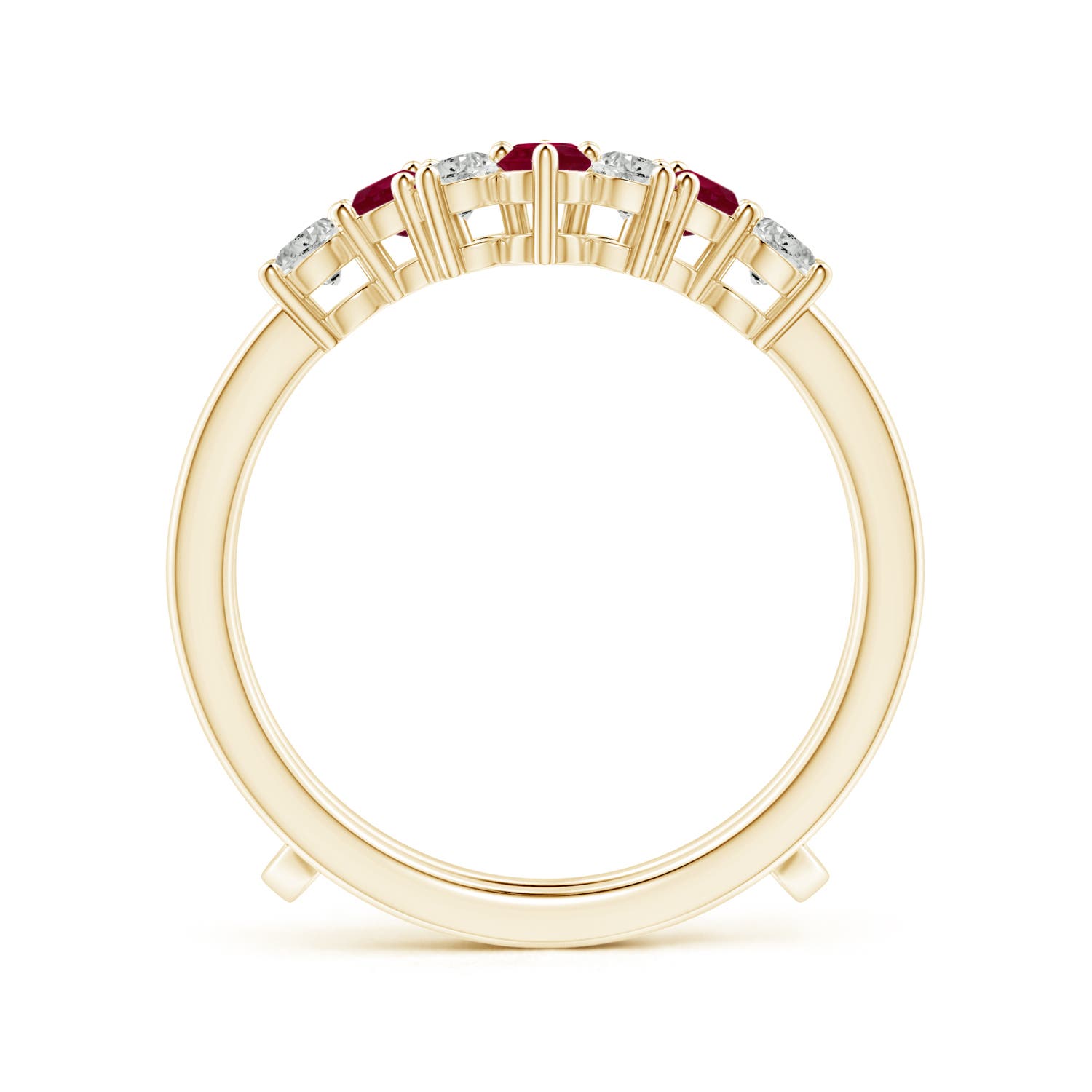 A - Ruby / 1.12 CT / 14 KT Yellow Gold