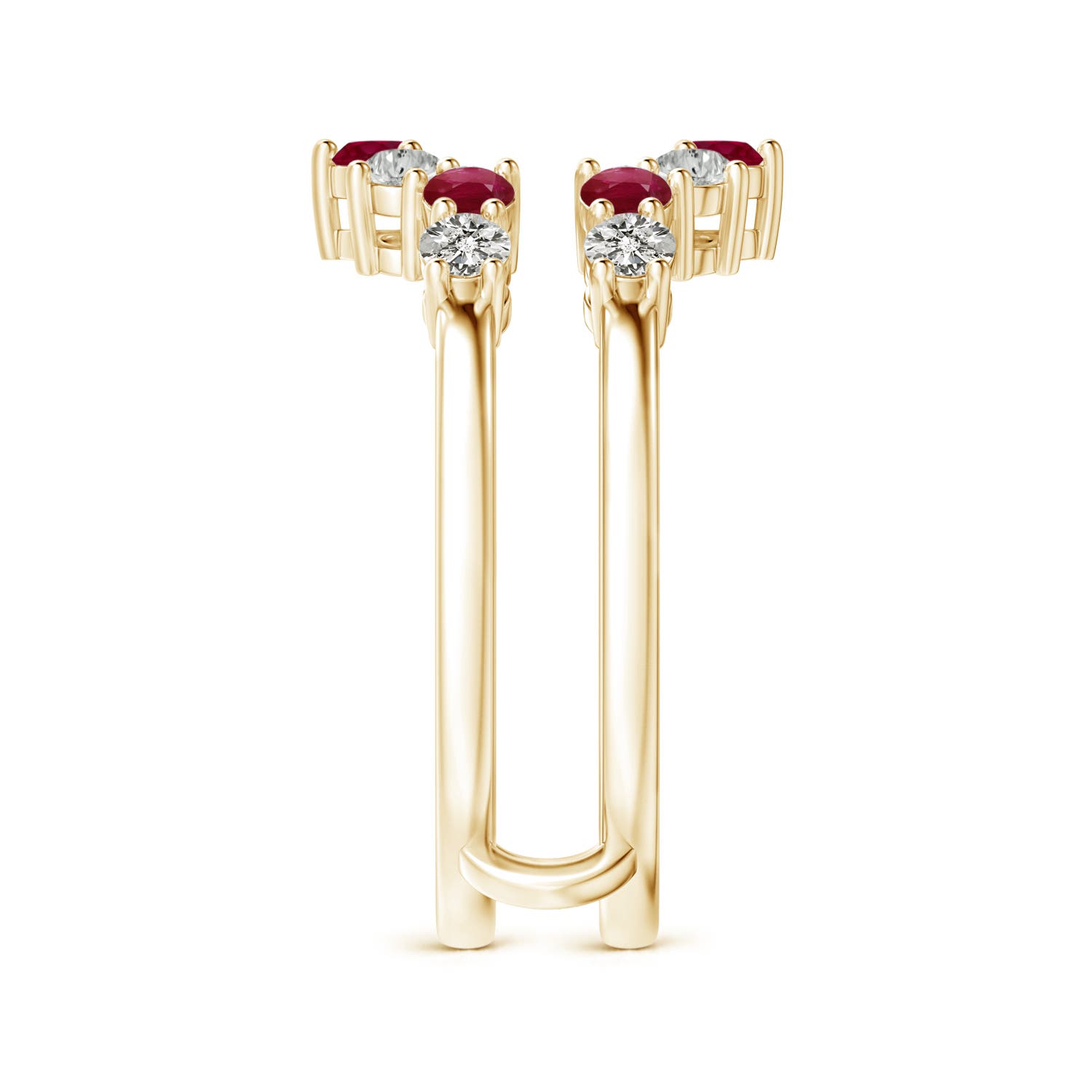 A - Ruby / 1.12 CT / 14 KT Yellow Gold