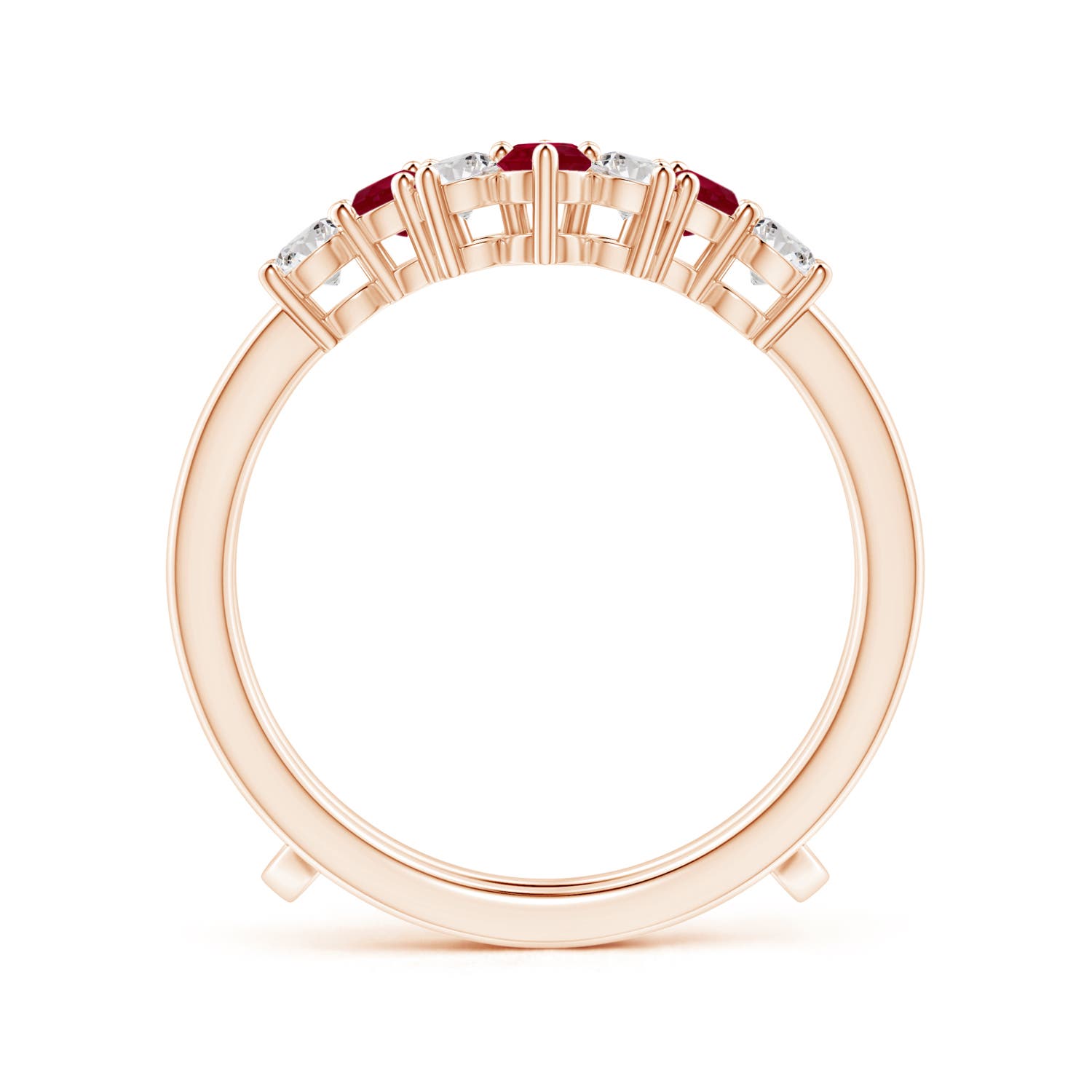 AA - Ruby / 1.12 CT / 14 KT Rose Gold