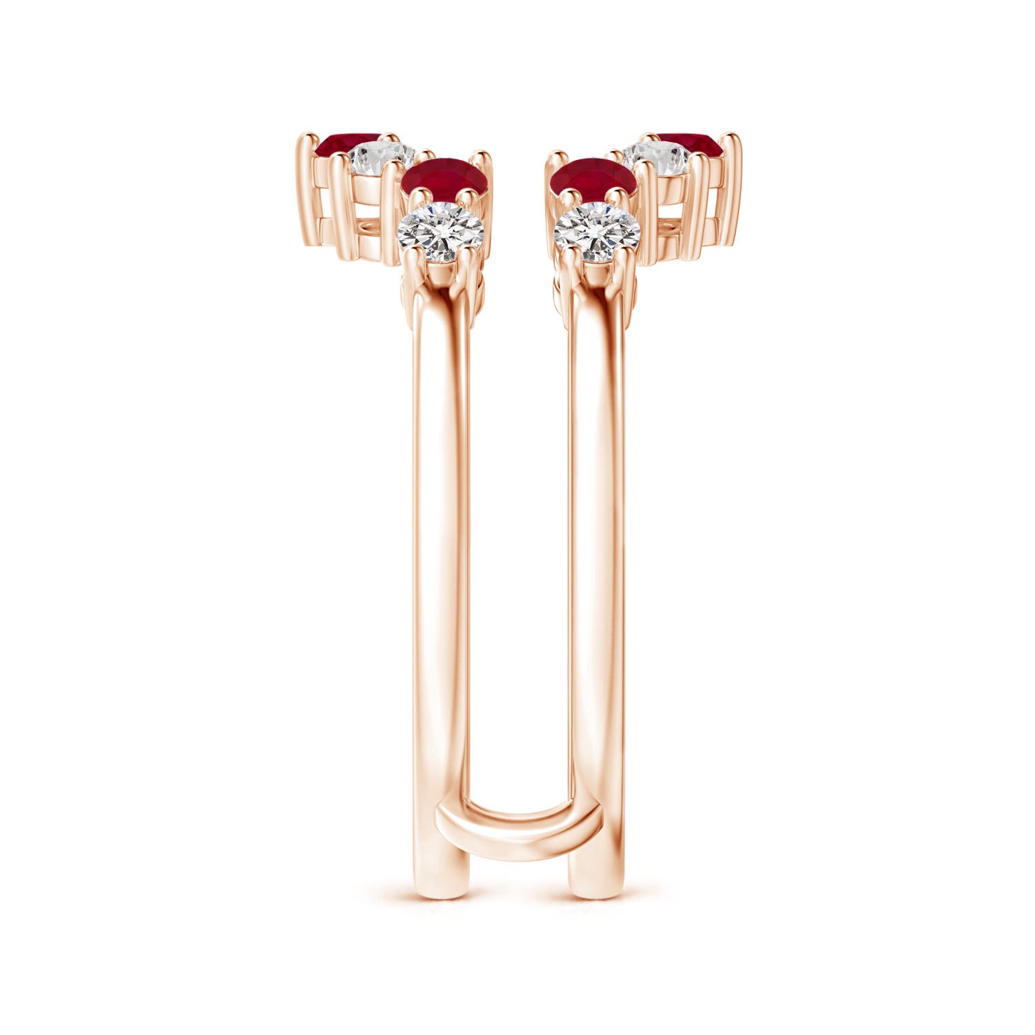 AA - Ruby / 1.12 CT / 14 KT Rose Gold