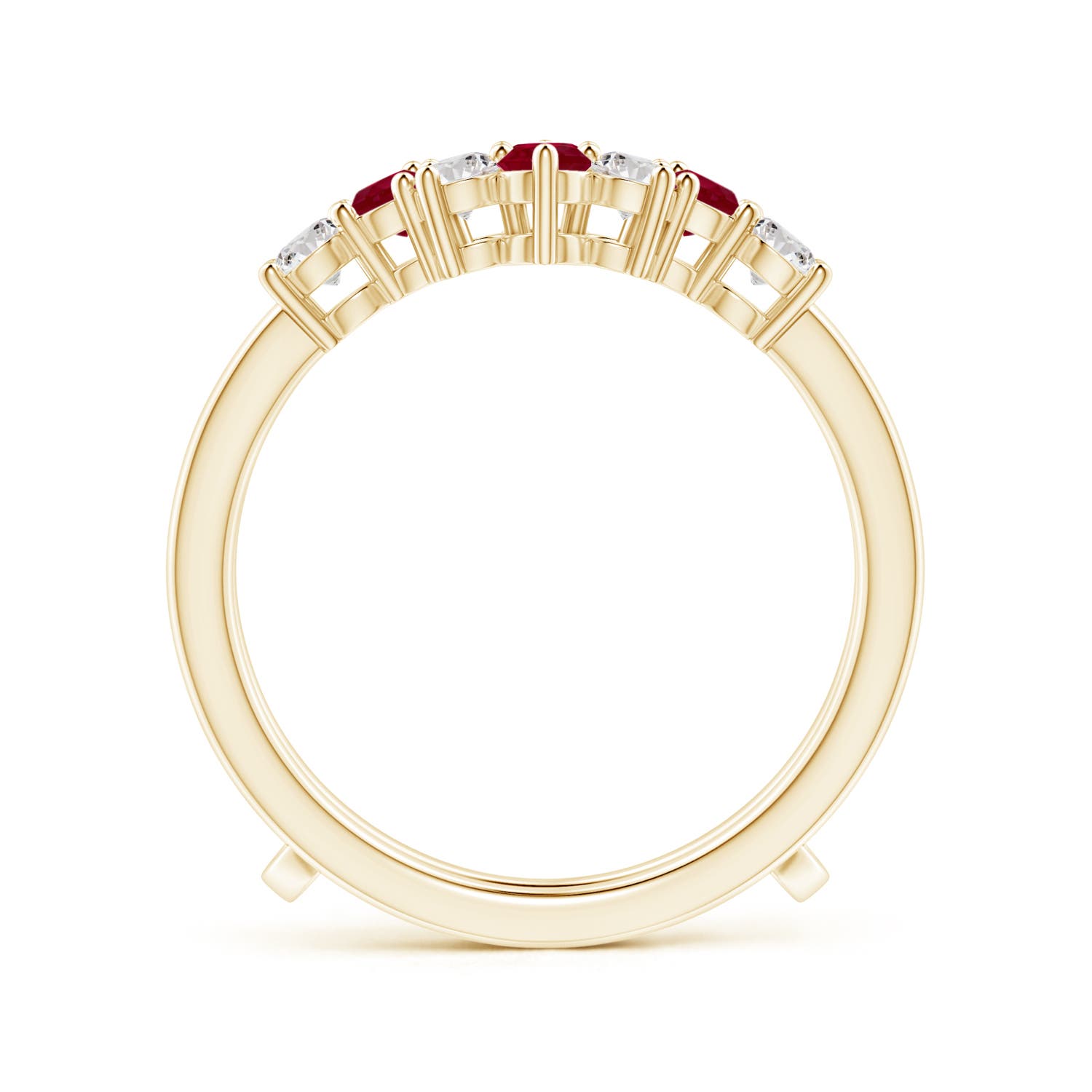 AA - Ruby / 1.12 CT / 14 KT Yellow Gold