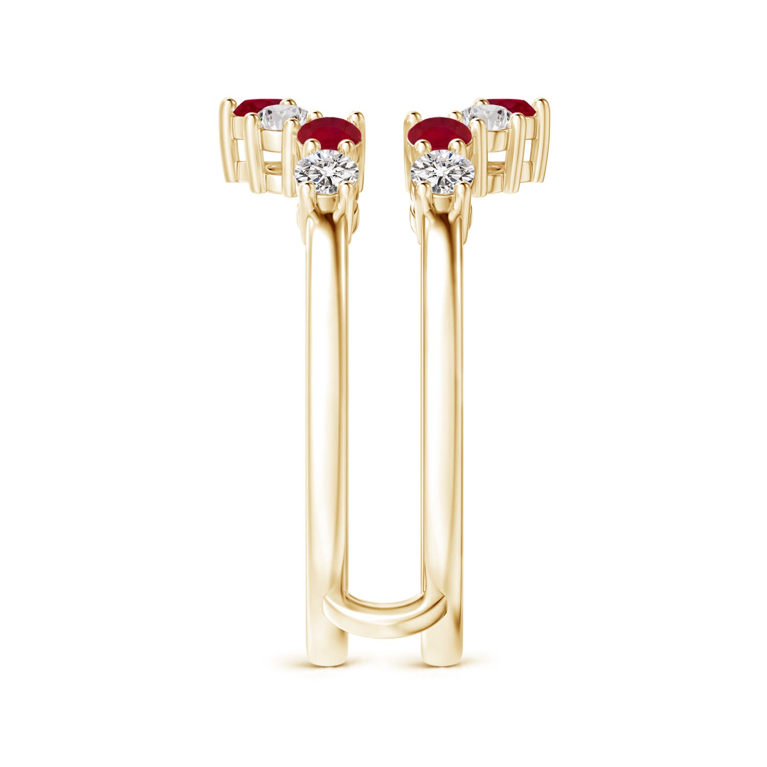 AA - Ruby / 1.12 CT / 14 KT Yellow Gold