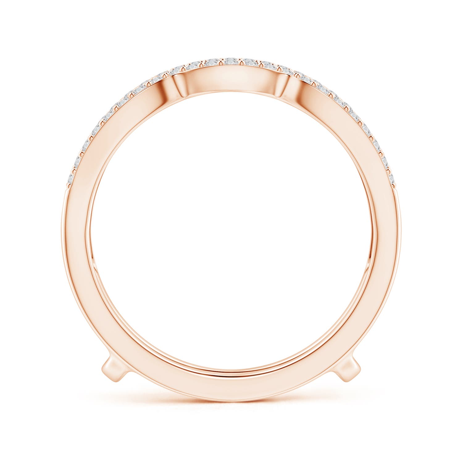 H, SI2 / 0.39 CT / 14 KT Rose Gold