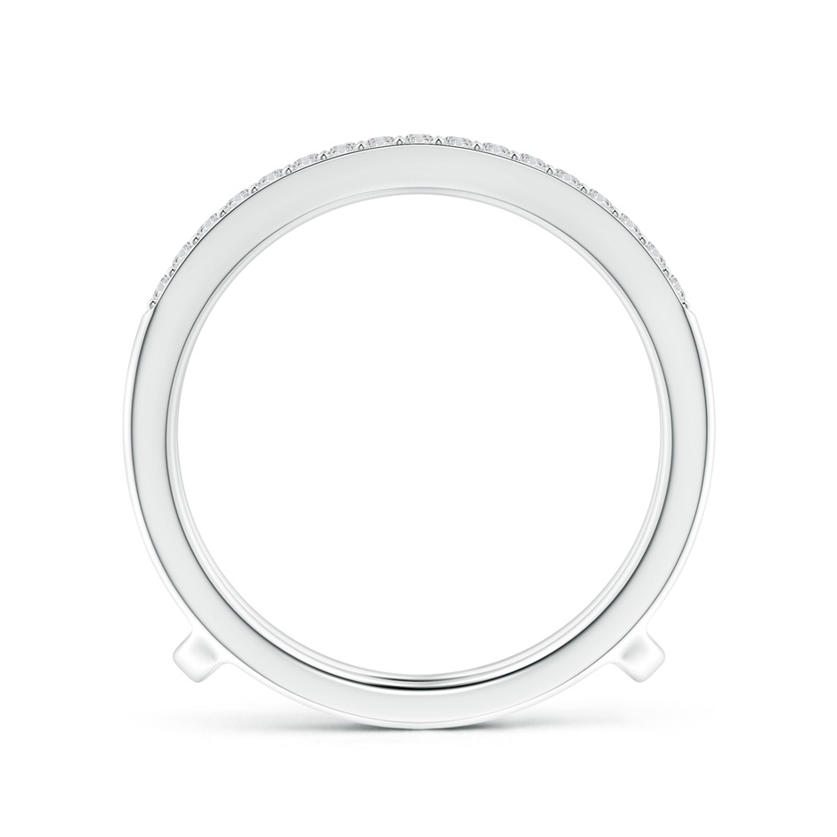 1.2mm HSI2 Double Band Prong-Set Diamond Ring Wrap in P950 Platinum side 199