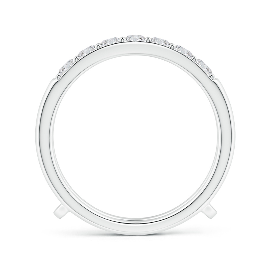 2.6mm HSI2 Double Band Prong-Set Diamond Ring Wrap in P950 Platinum side 199