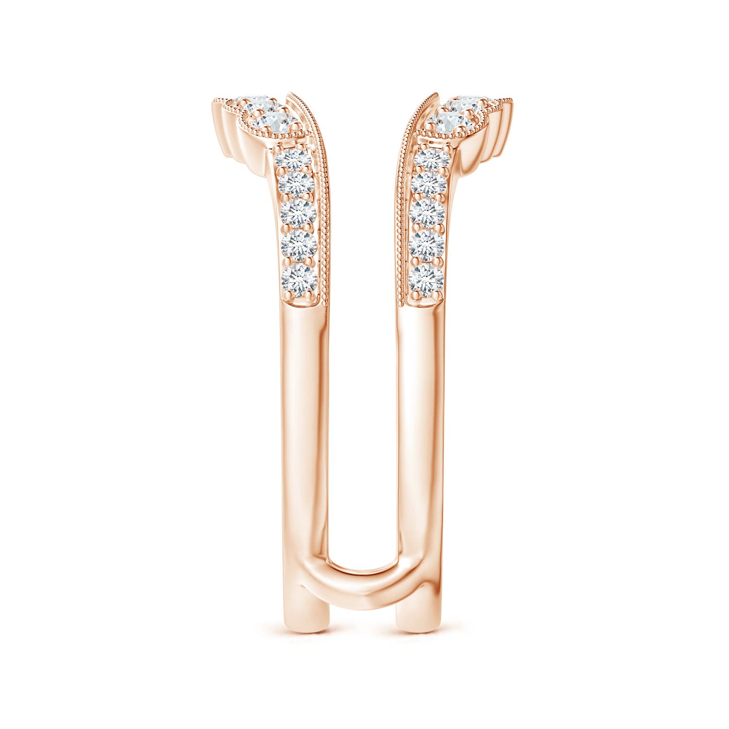 G, VS2 / 0.49 CT / 14 KT Rose Gold