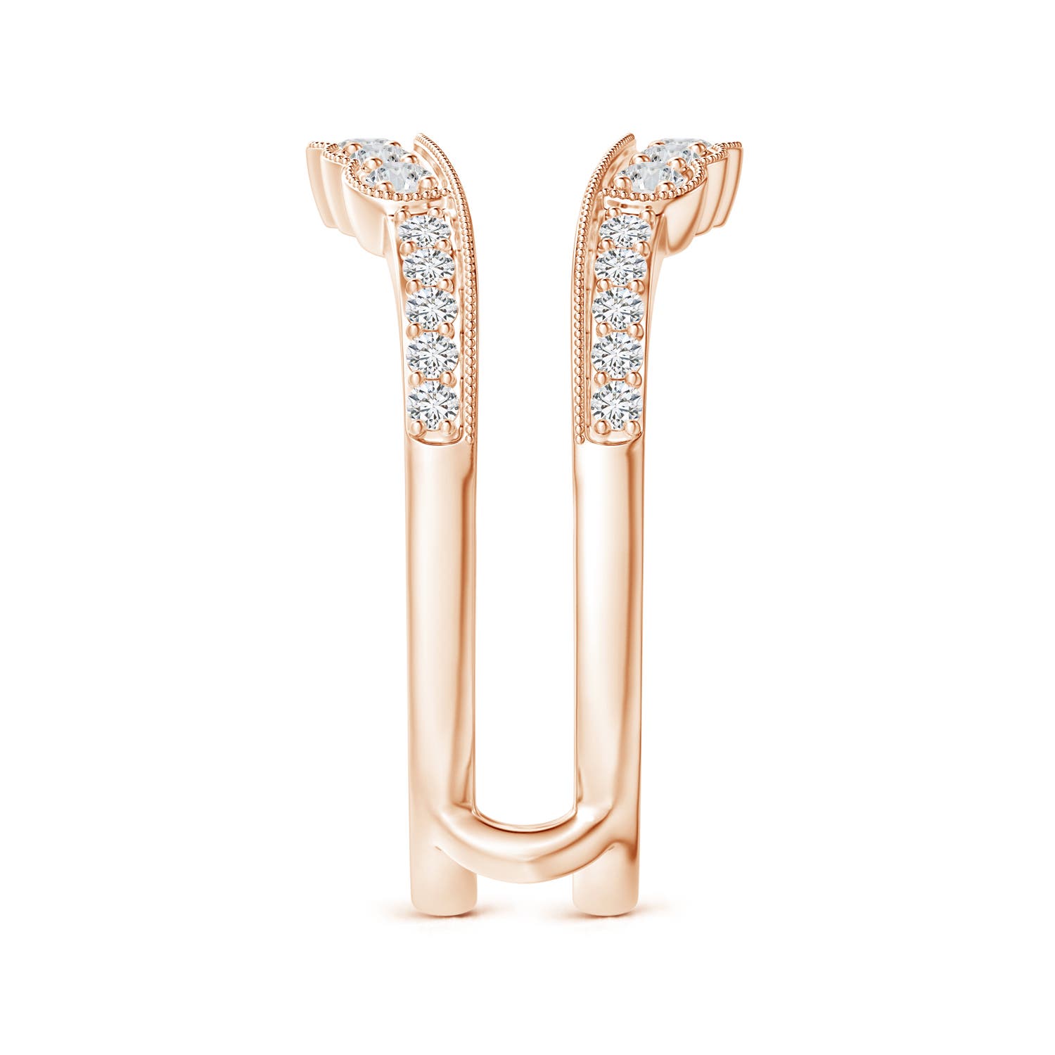 H, SI2 / 0.49 CT / 14 KT Rose Gold