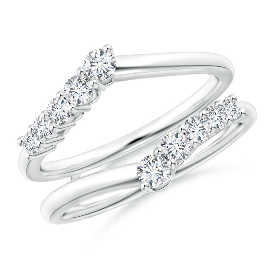2.6mm GVS2 Journey Diamond Ring Wrap in P950 Platinum 