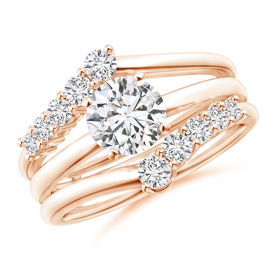 2.6mm HSI2 Journey Diamond Ring Wrap in Rose Gold side-3