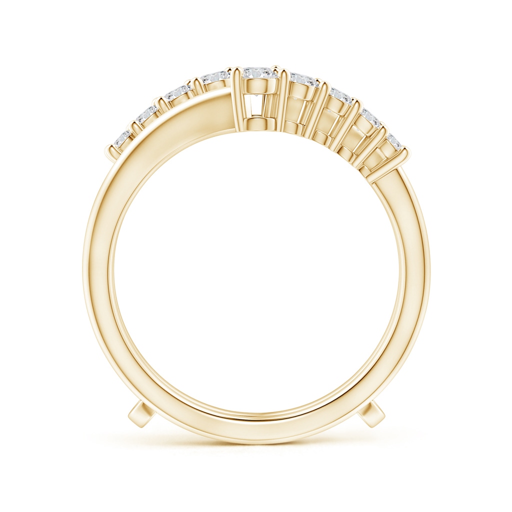 2.6mm HSI2 Journey Diamond Ring Wrap in Yellow Gold Side-1