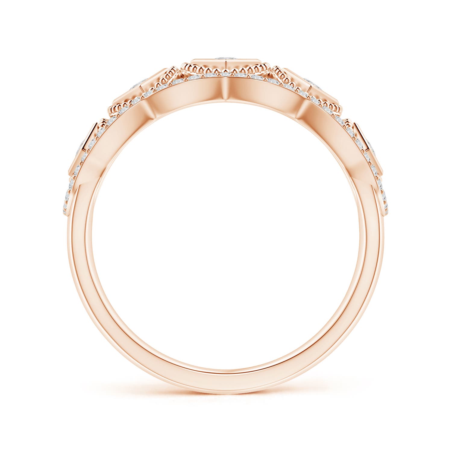 H, SI2 / 0.38 CT / 14 KT Rose Gold