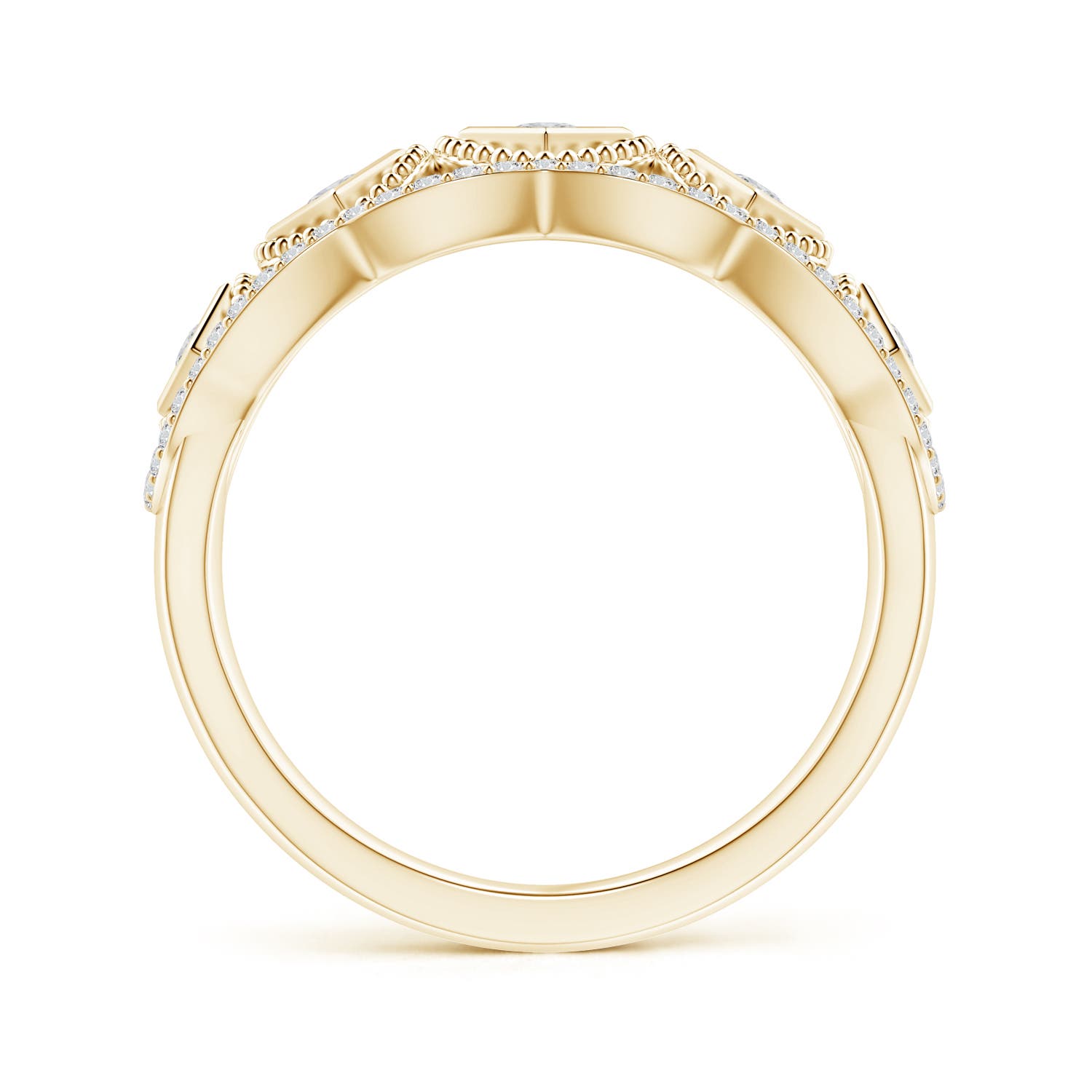 H, SI2 / 0.52 CT / 14 KT Yellow Gold