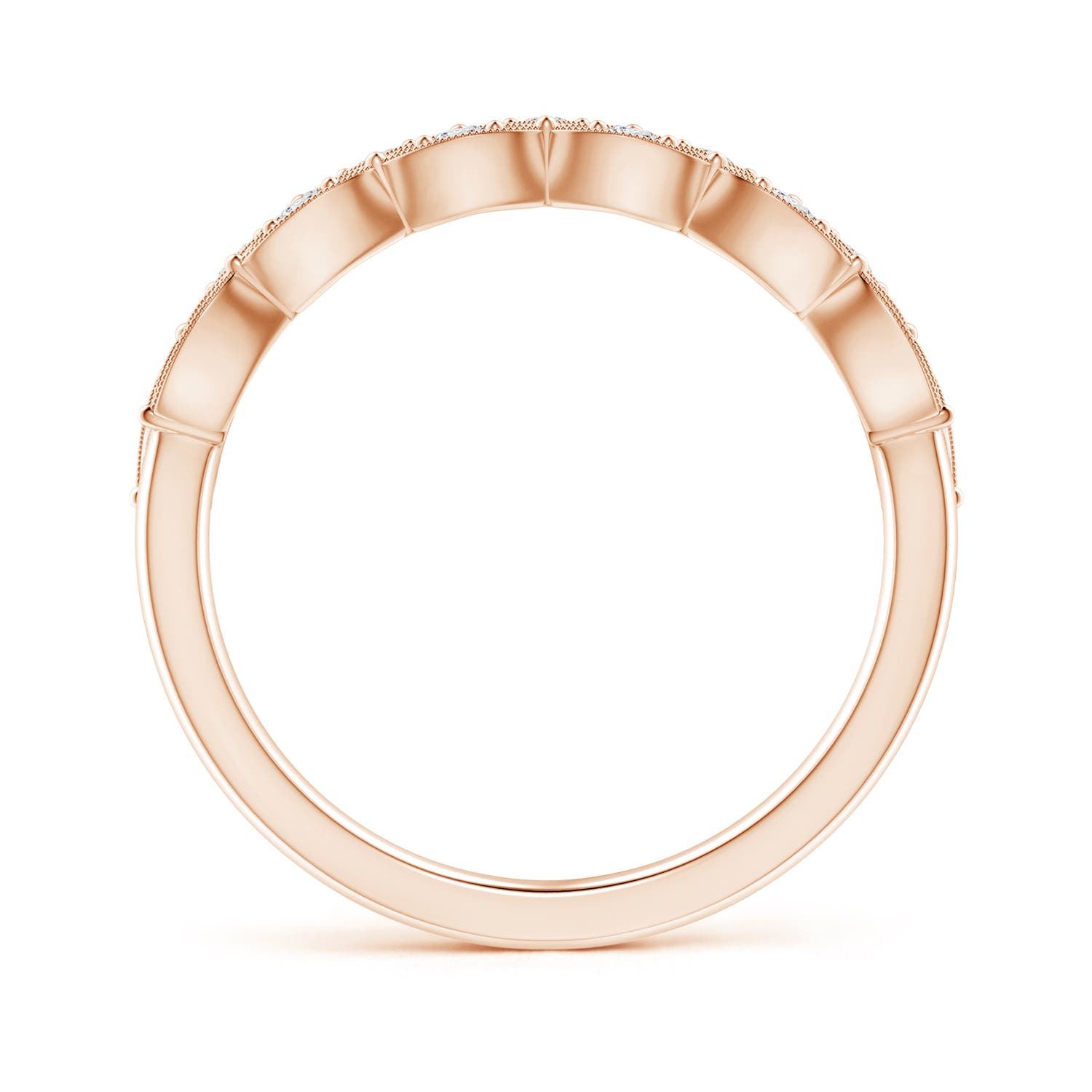 F-G, VS / 0.26 CT / 14 KT Rose Gold