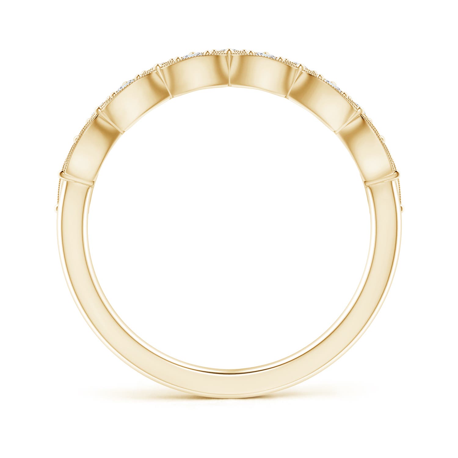 F-G, VS / 0.26 CT / 14 KT Yellow Gold