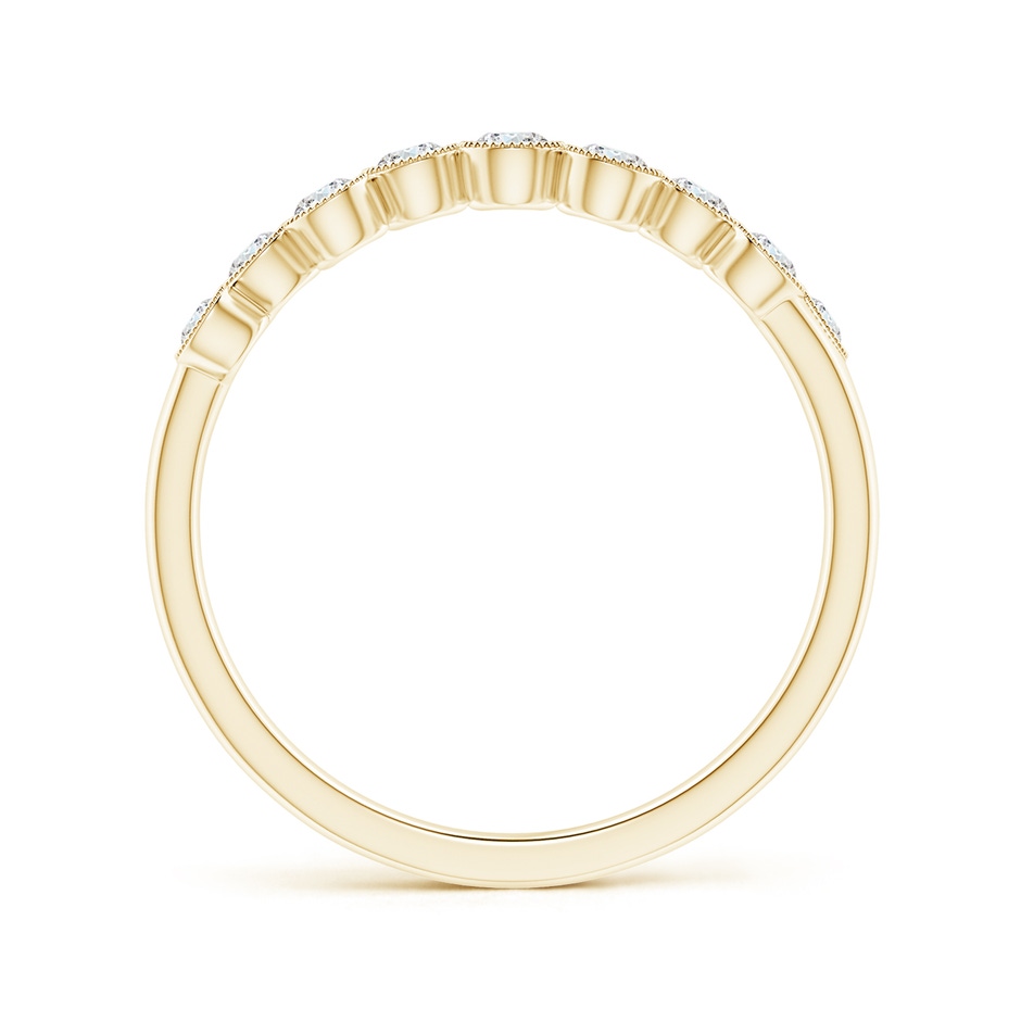 2.3mm GVS2 Vintage Inspired Bezel-Set Diamond Fashion Ring in Yellow Gold side-1