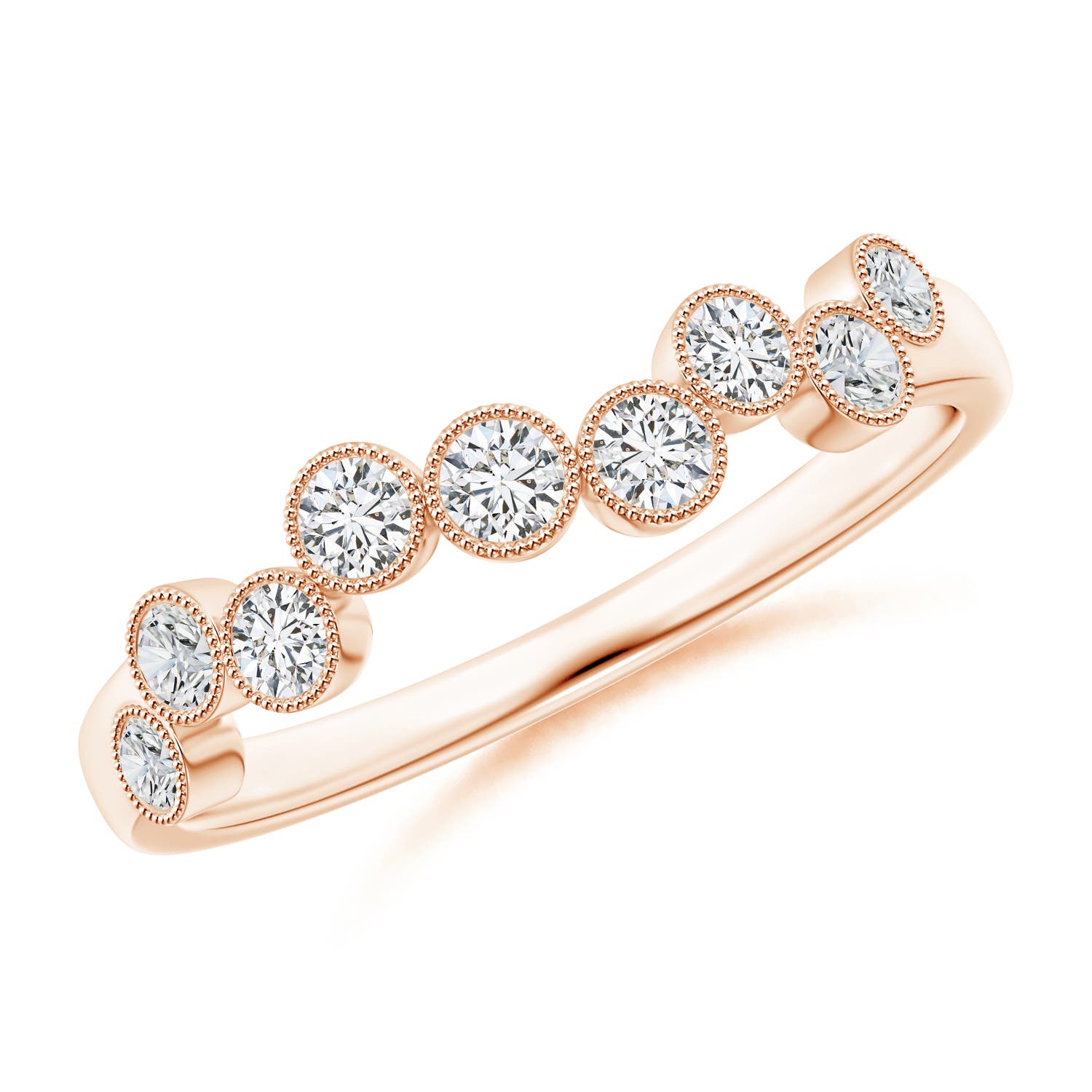 H, SI2 / 0.26 CT / 14 KT Rose Gold