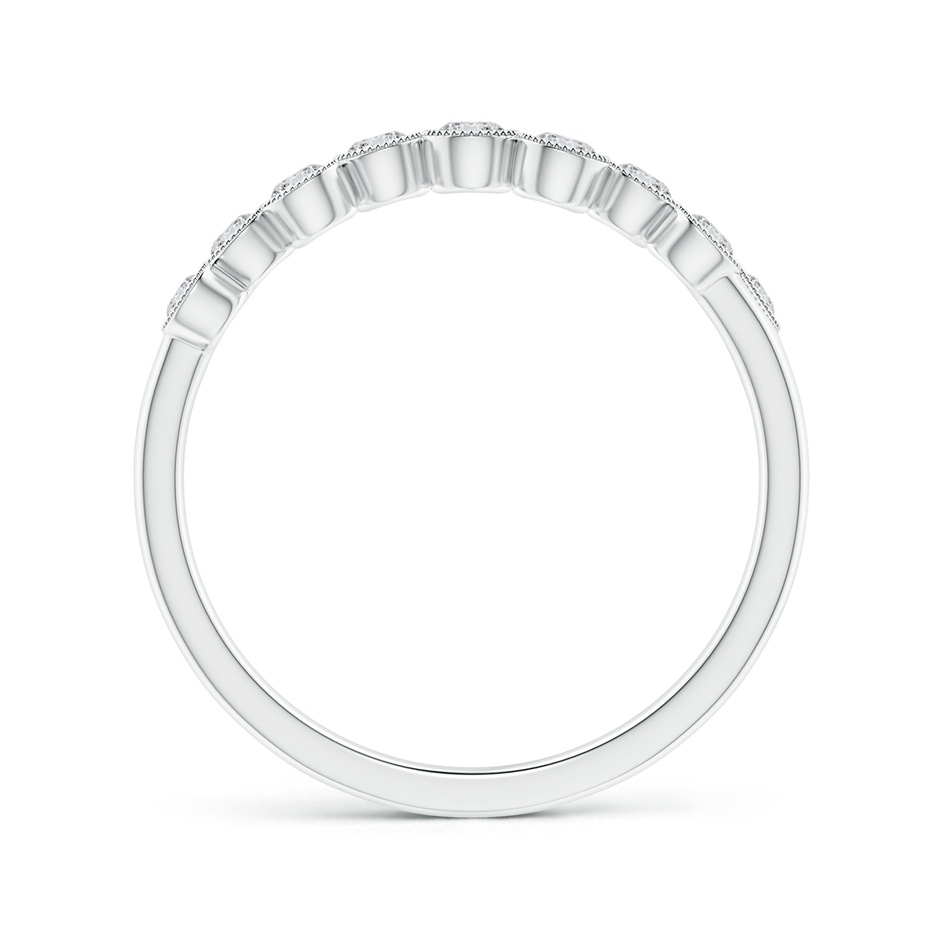 2.3mm HSI2 Vintage Inspired Bezel-Set Diamond Fashion Ring in White Gold side-1