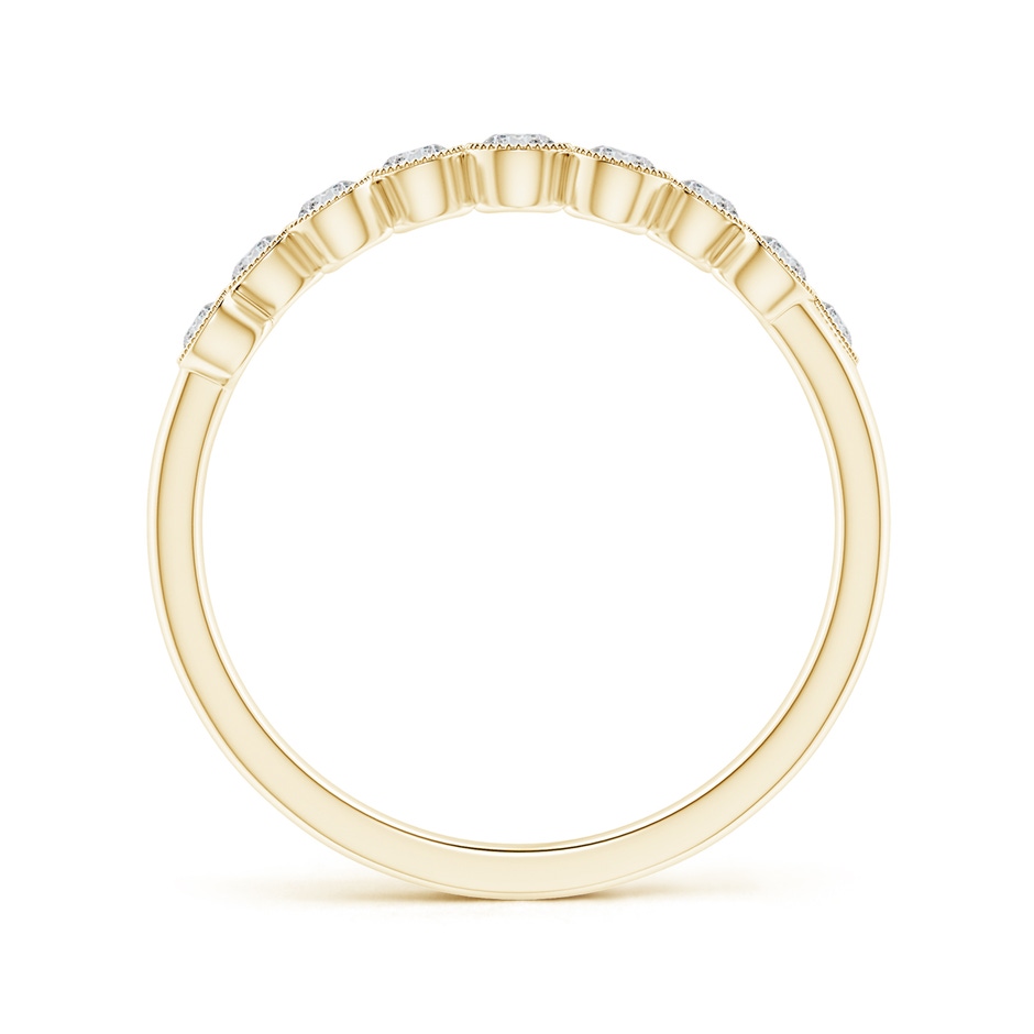 2.3mm HSI2 Vintage Inspired Bezel-Set Diamond Fashion Ring in Yellow Gold side-1
