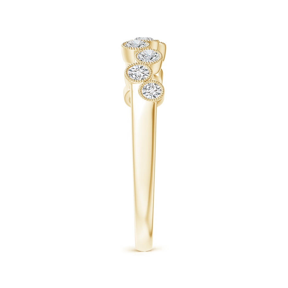 2.3mm HSI2 Vintage Inspired Bezel-Set Diamond Fashion Ring in Yellow Gold side-2