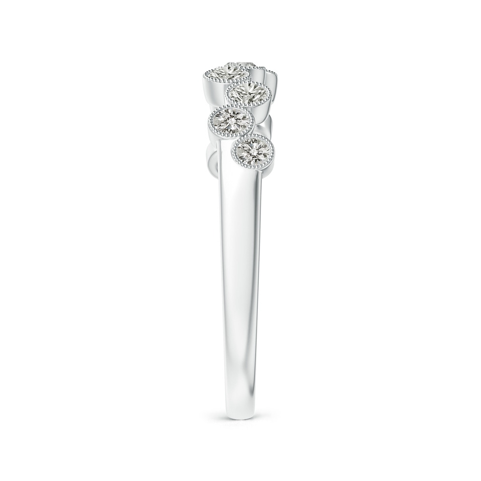 2.3mm KI3 Vintage Inspired Bezel-Set Diamond Fashion Ring in P950 Platinum side-2