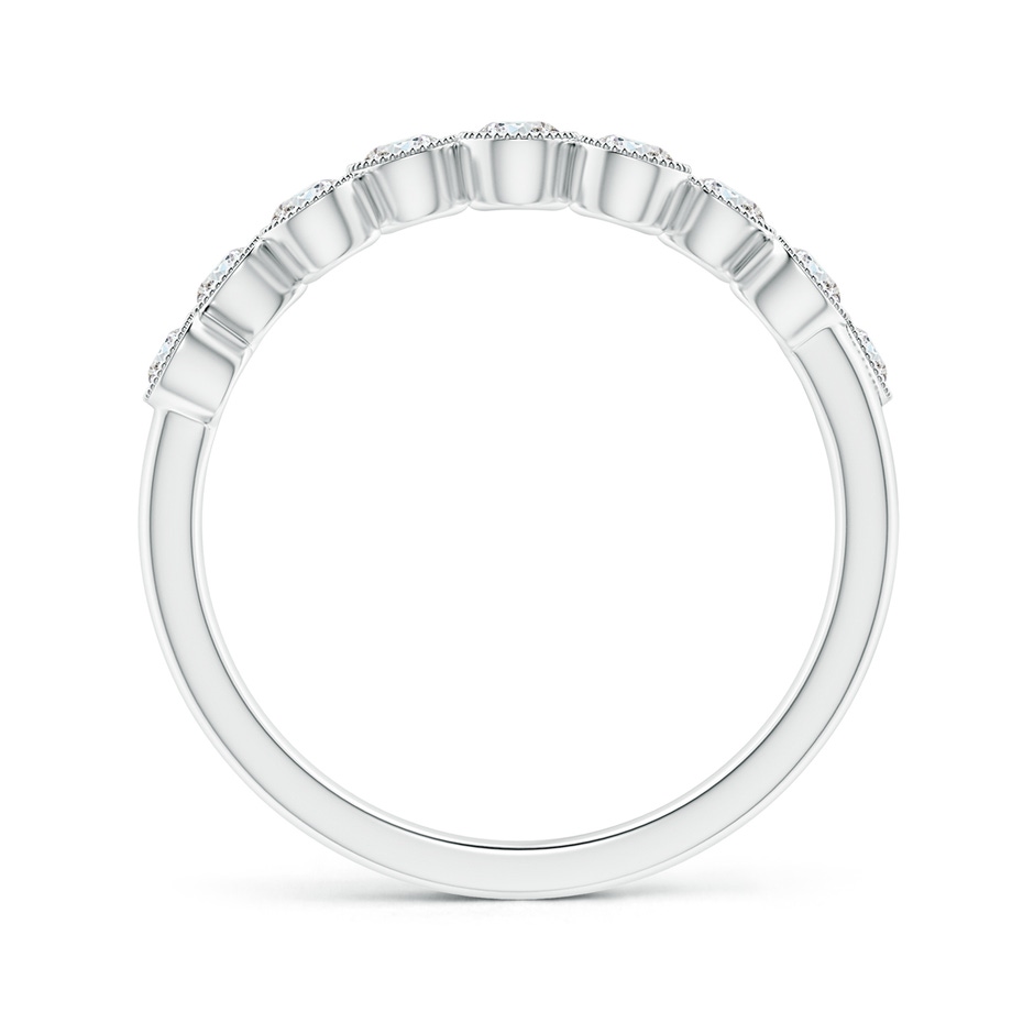 2.6mm GVS2 Vintage Inspired Bezel-Set Diamond Fashion Ring in White Gold side-1