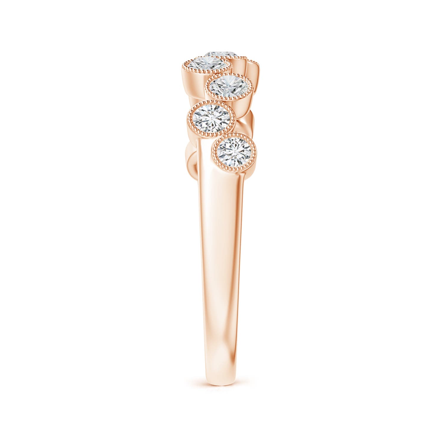 H, SI2 / 0.37 CT / 14 KT Rose Gold