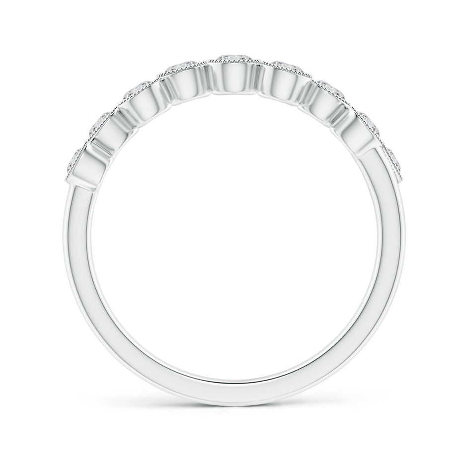 2.6mm HSI2 Vintage Inspired Bezel-Set Diamond Fashion Ring in White Gold side-1