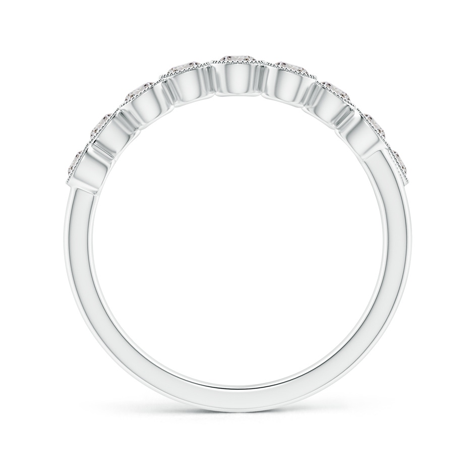 2.6mm IJI1I2 Vintage Inspired Bezel-Set Diamond Fashion Ring in White Gold side-1