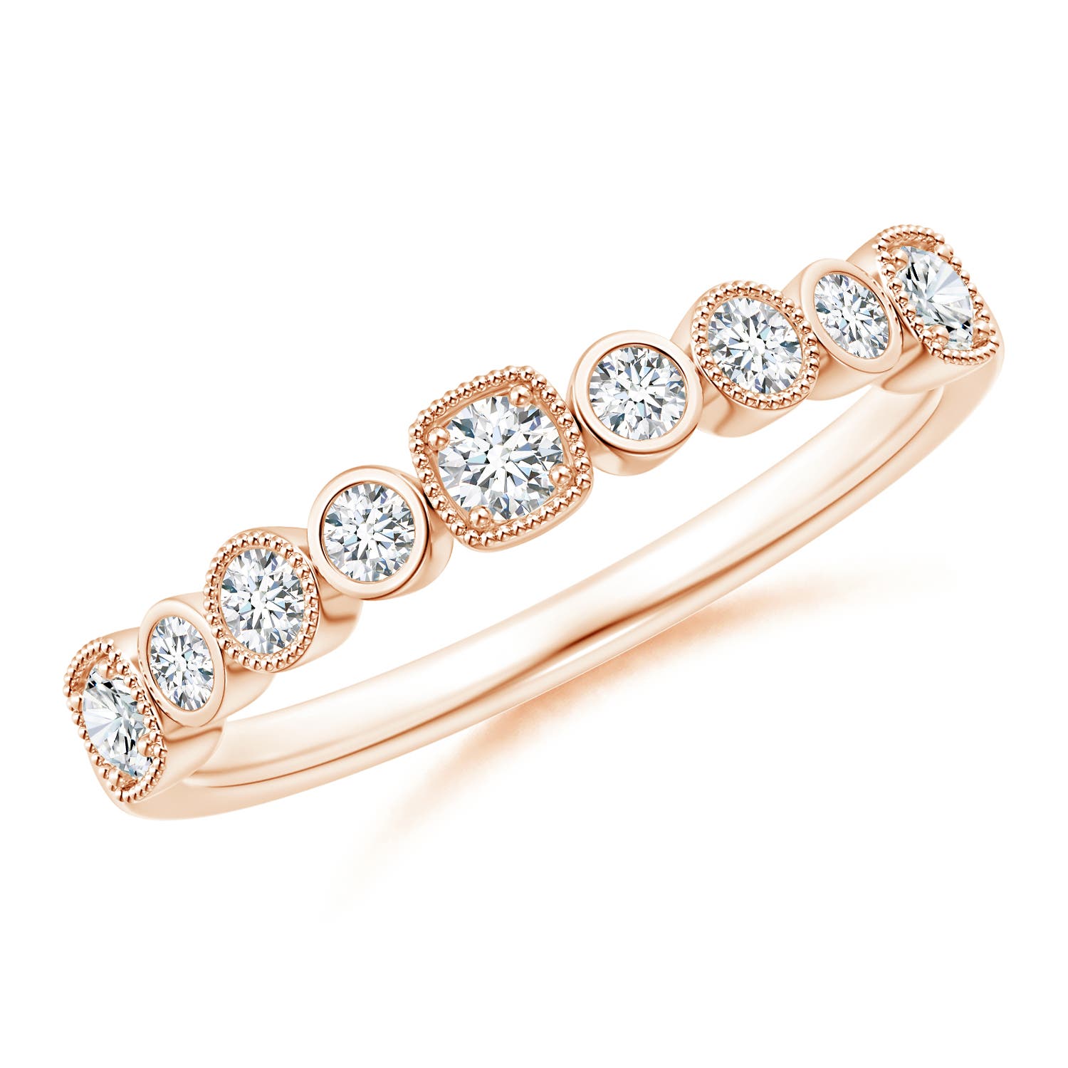 G, VS2 / 0.31 CT / 14 KT Rose Gold